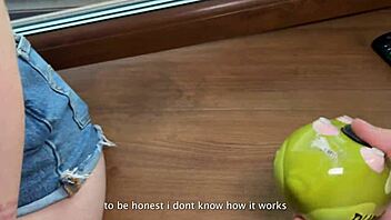 Wife Chats with Husband While Cheating in Bed  