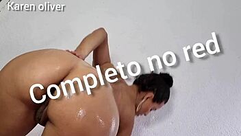 Imagine this curvy blonde in your oily bed getting anal?