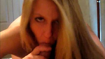 Old slut loves sucking monster cocks!