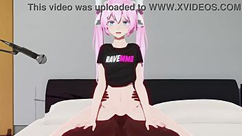 Beautiful anime girl gets dominated by big black cock