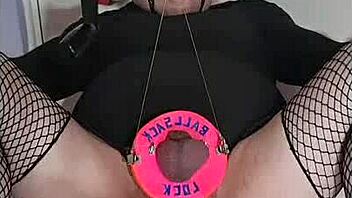 Gay BDSM sissy crossdress gets tied up and dominated
