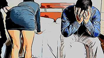 Чувак, эта мультяшная невеста трахается с боссом мужа прямо перед ним!