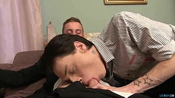 Suited Twinks Lewis and Steve Anal Breed
