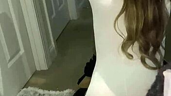 Snowbunny gets clothes ripped by BBC, fucked hard, filled with cum!