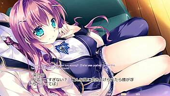 Specific Scene from Hime to Otome no Yakimochi Love Route 3 with Subtitles.