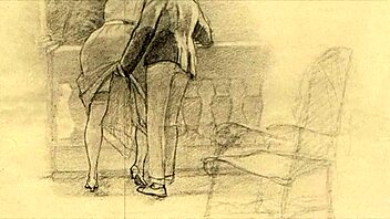 Hey, check out this vintage erotic illustration!