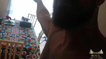 brazilian wife steals blanket, begs lucão to fill her mouth with cum