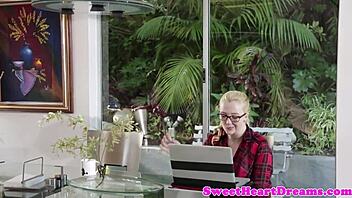 Teen Dykes Tribbing and Facesitting with Perky Ponytails