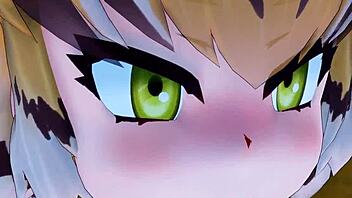 Bengaru Tora From Kemono Friends Gets Fucked In Hentai Anime Cartoon Video