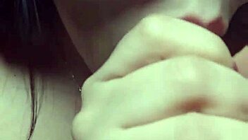 Asian MILF uses 20cm toy to stretch her tight pussy intensely