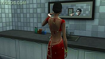 indian stepmother says, 'sorry for arguing, let's creampie instead?'