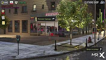 Hot shower scene in fashion business anime