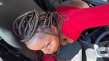 Busty Black Slut Squirt In Missionary Position Inside The Car?
