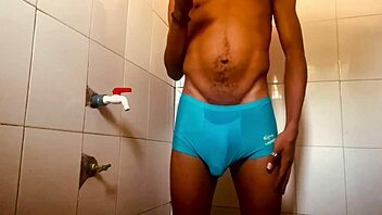 Bathing While My Step Sister Fucks In The Next Room