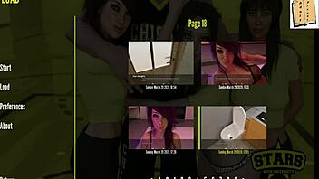 brunette girlfriend discovers johns secret game with blonde milf friend in 3d anime porn