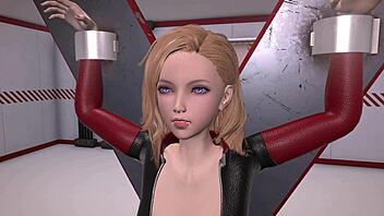 Alien lab sex machine drills me hard!