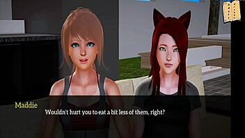 3D erotic game with a milf and a redhead