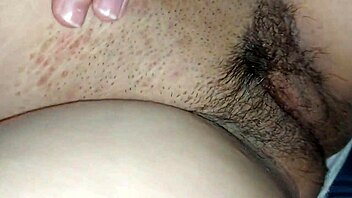 While Watching Hentai She Is Not Wearing Underwear And Rubbing Her Pussy!