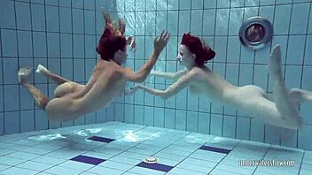 Katrin Privsem and Lucy Gurchenko shine as underwater Russian babes.