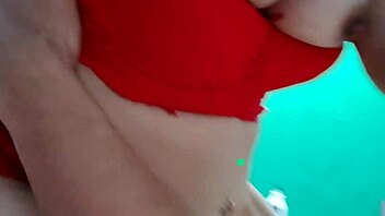 Stepmother's Christmas gift: hot cowgirl riding and intense sex
