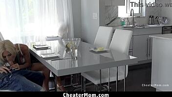 skinny stepmom craves riding her stepson's monster cock