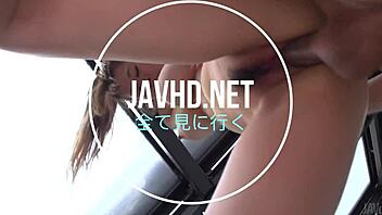 Japanese milf model showcases her tits and pussy in amateur video.