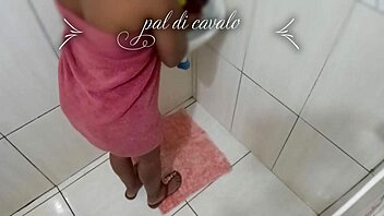 i found my cute whore in the bathroom asking for my dick