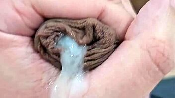 Brazilian twink masturbates and cums in homemade video with neighbors watching.