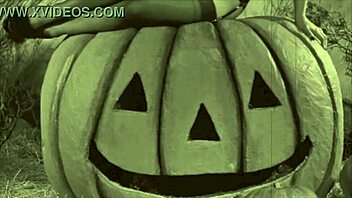 vintage halloween themed pornography with hairy beaver