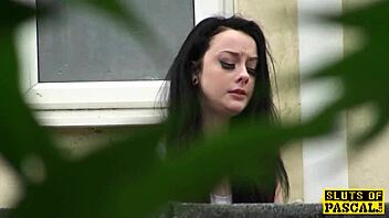 Spanked slut submits to male dom's face fucking! 👠