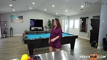 Teen Chloe Cooper thanks stepdaddy Peter Fitzwell with blowjob and POV