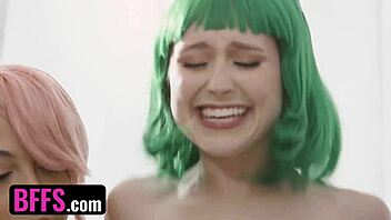 Mighty pussy smashers bring justice through banging and roleplay.