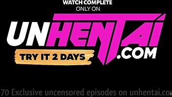 Busty step mom teaches young 18+ step daughter sex tricks in hentai class