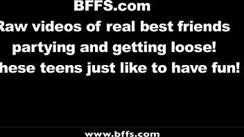 stunning teen bffs dance and have fun in studio