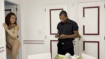 Hotel waiter offers coffee, I crave his milk 😏