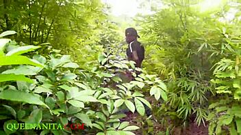 damn, banging hard in the bush!