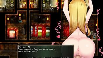 Emma repays her debt with outdoor bondage and gangbang in this anime story part 5 😏