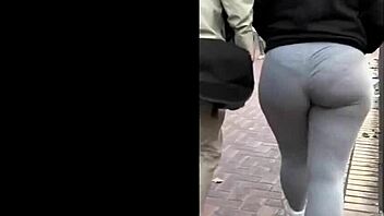 Thick Girl In Leggings Creeps Around?