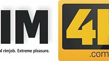 Brunette seductress uses rimjob to harden her man's cock