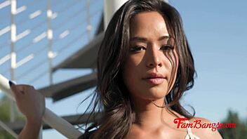 stepmom sarah taylor and scarlett alexis cheer on boy's porn career with pride. they love his work!  