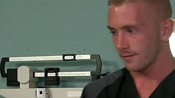 gay hospital scene with monster cock ass play