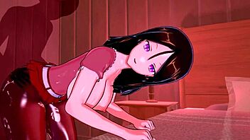 3D anime sex with big tits and big ass