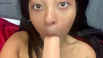 Ebony Babe Sucks Cock And Masturbates For Black Lover