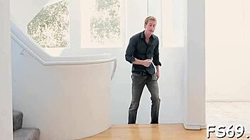 Sweet babe sucks and rides big cock in bedroom