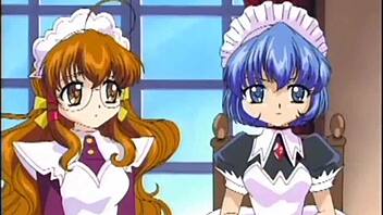 I watch sexy anime maid get her pussy fucked hard