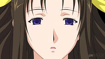 Busty step mom teaches young 18+ step daughter sex tricks in hentai class