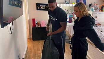 Cheating Wife Receives Monster Cock Massage BBC