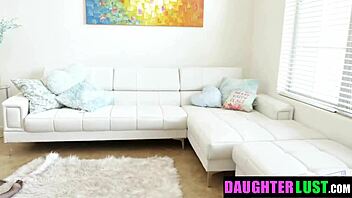 Stepdaddy Injects His Pole Into Stepdaughter From Behind