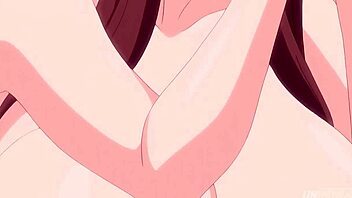 Busty step mom teaches young 18+ step daughter sex tricks in hentai class