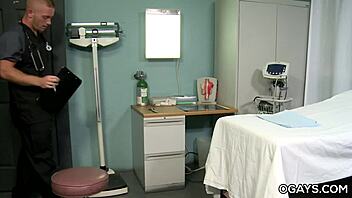 gay hospital scene with monster cock ass play